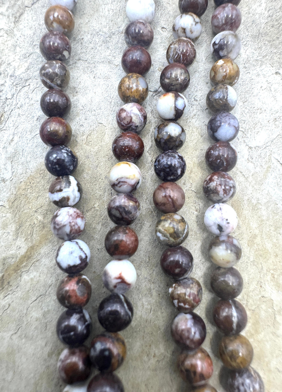 RARE AAA + Arizona Wild Horse 4mm Round Beads Strand 8 inch
