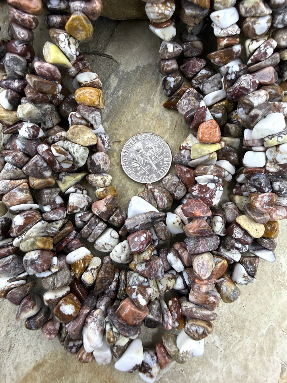 RARE AAA+ Arizona Wild Horse (5-7mm) Chip Beads Strand 18