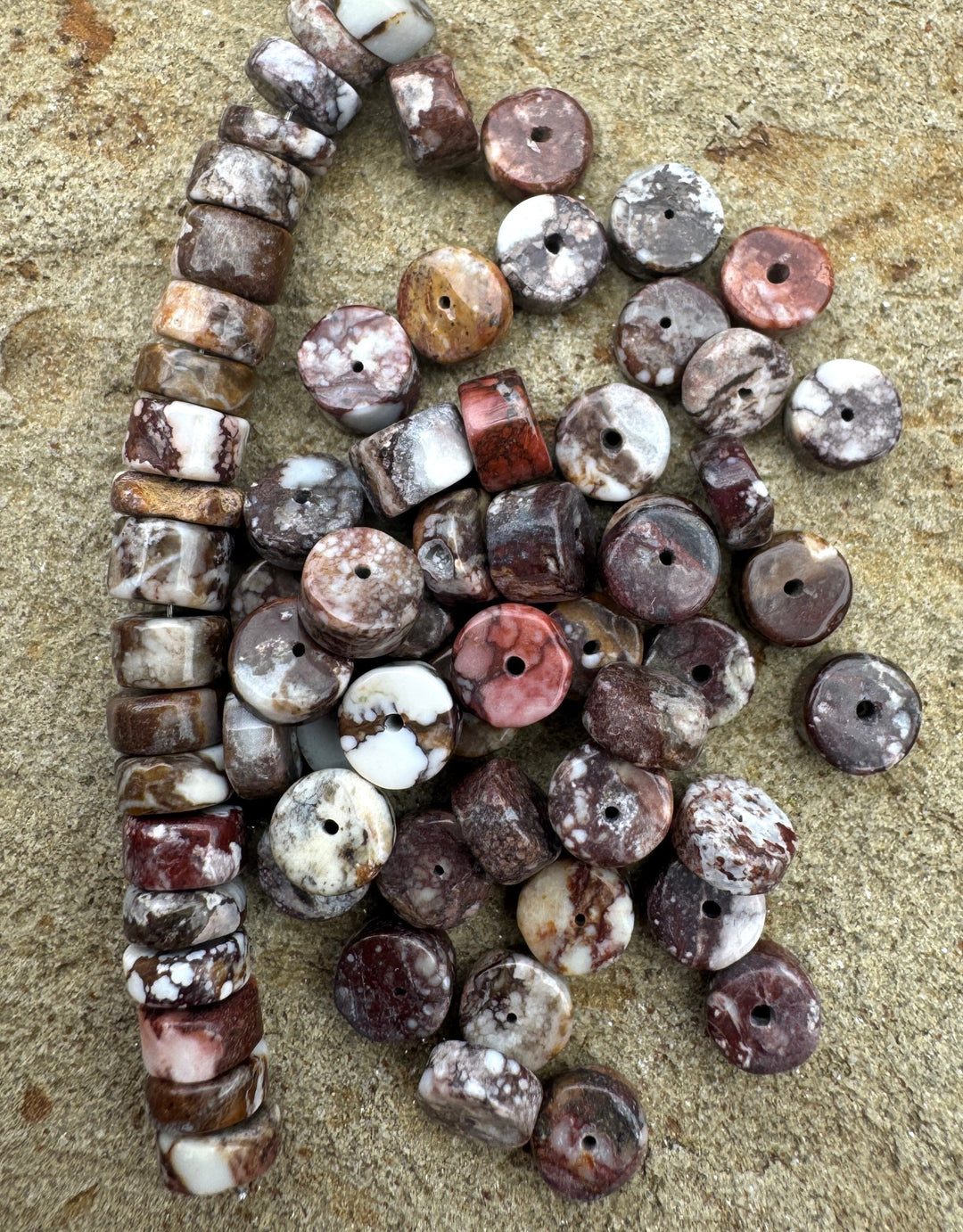 RARE AAA + Arizona Wild Horse 5mm Heishi Beads Package