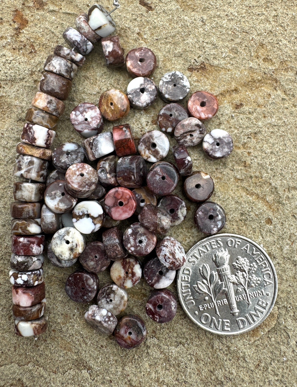 RARE AAA + Arizona Wild Horse 5mm Heishi Beads Package