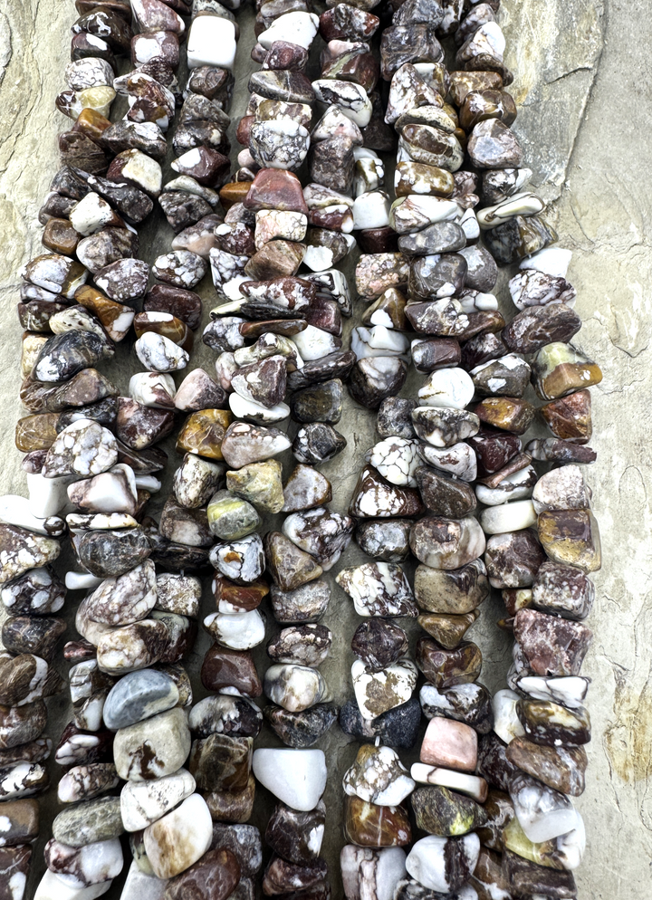 RARE AAA+ Arizona Wild Horse (7-10mm) Chip Beads Strand 18