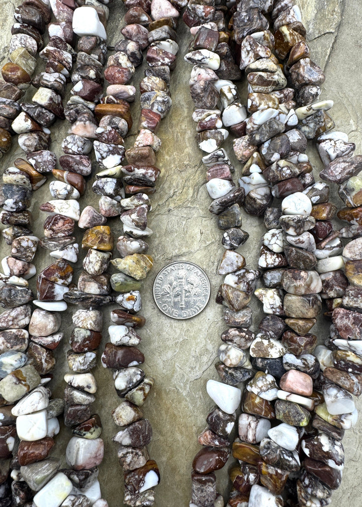 RARE AAA+ Arizona Wild Horse (7-10mm) Chip Beads Strand 18