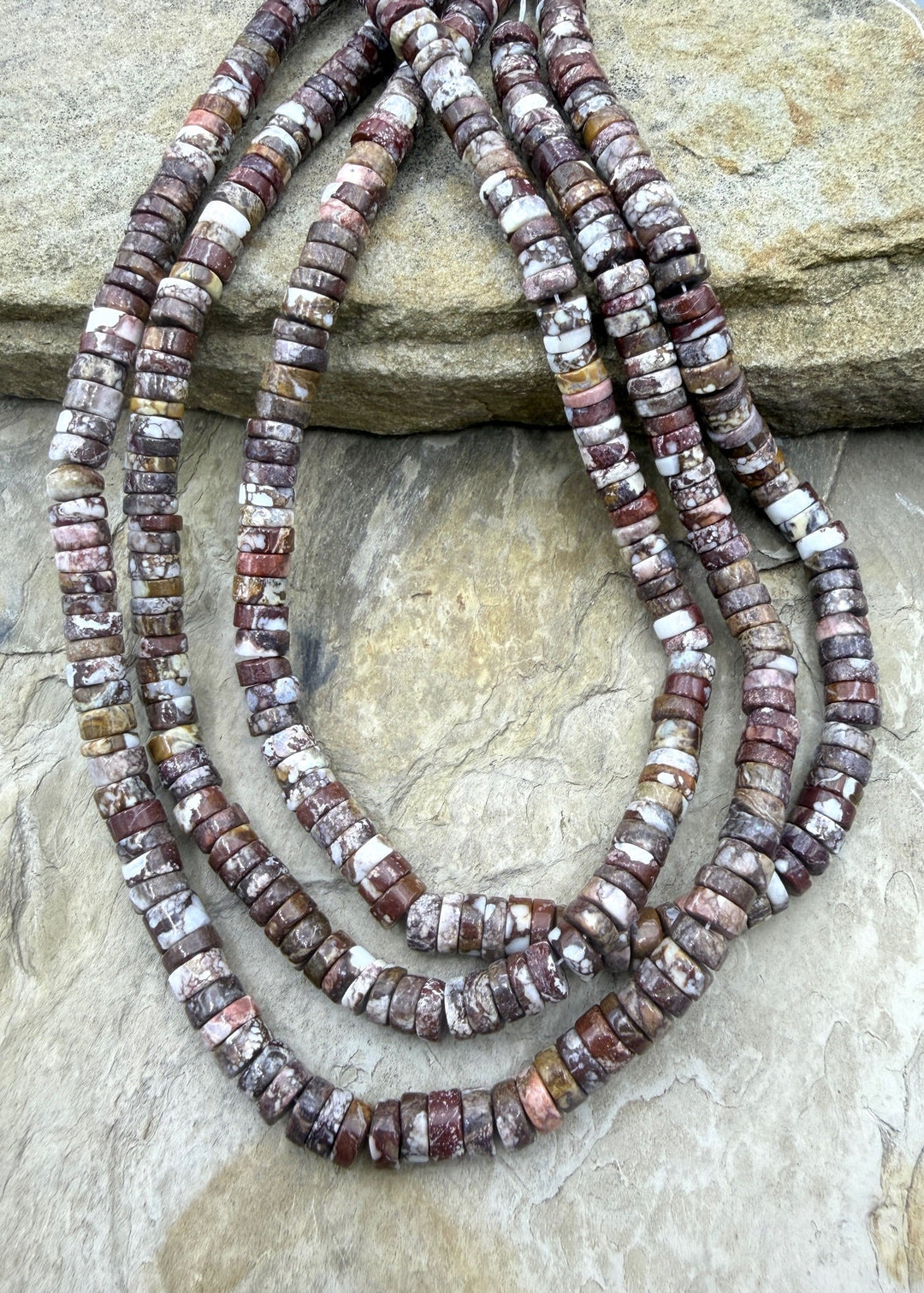 RARE AAA+ Arizona Wild Horse 7mm Heishi Beads Strand 16