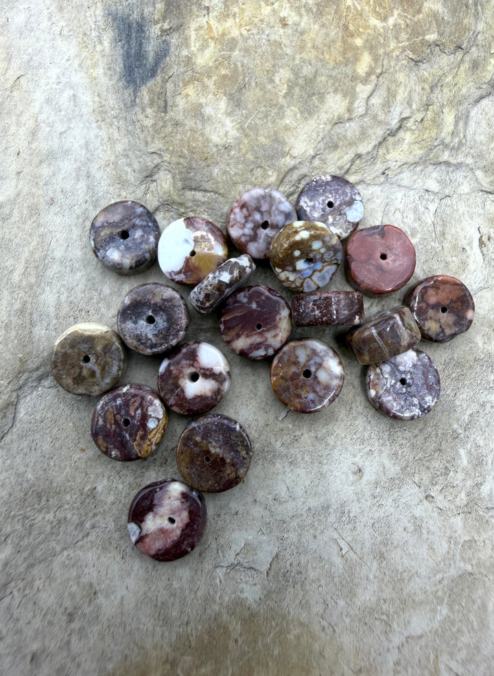 RARE AAA+ Arizona Wild Horse 7mm Heishi Beads Strand