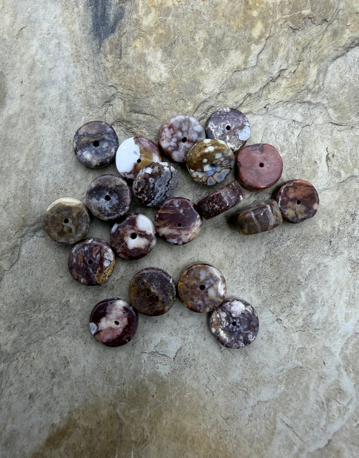 RARE AAA+ Arizona Wild Horse 7mm Heishi Beads Strand