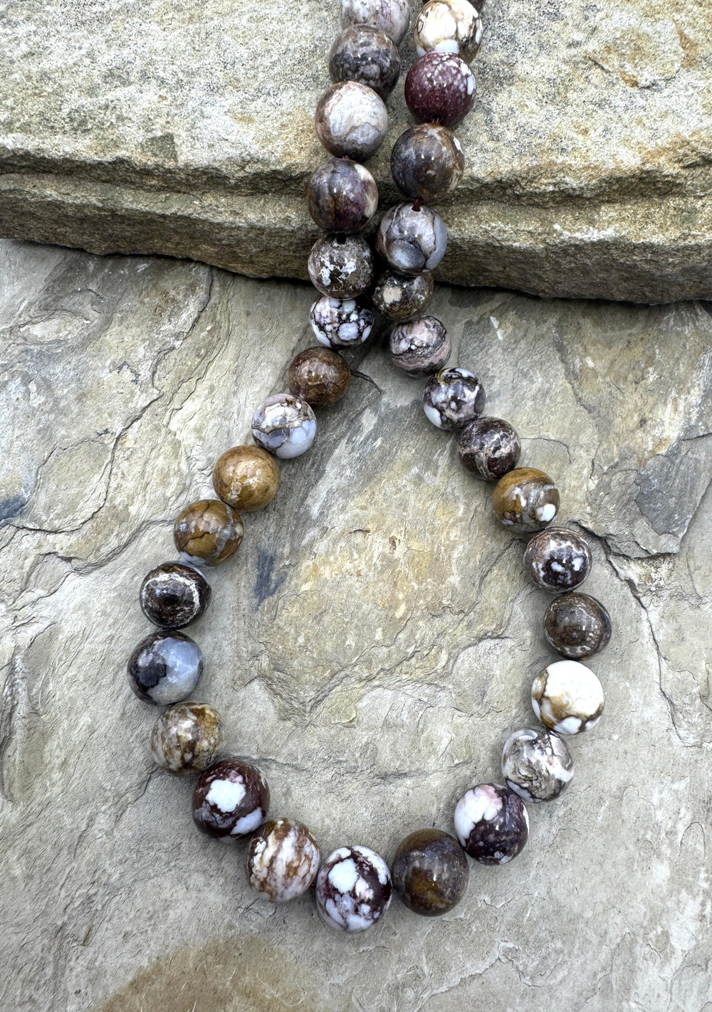 RARE AAA + Arizona Wild Horse BIG 12mm Round Bead Strand 16