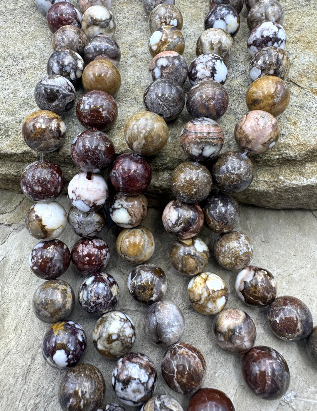 RARE AAA + Arizona Wild Horse BIG 12mm Round Beads Strand 8