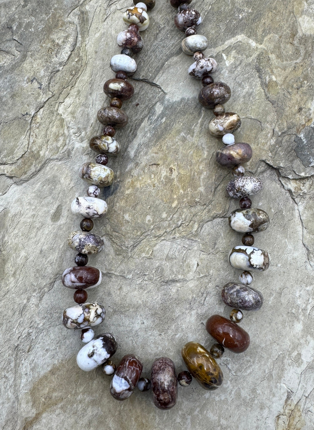 RARE AAA + Arizona Wild Horse BIG 8-15mm Rondelle Beads