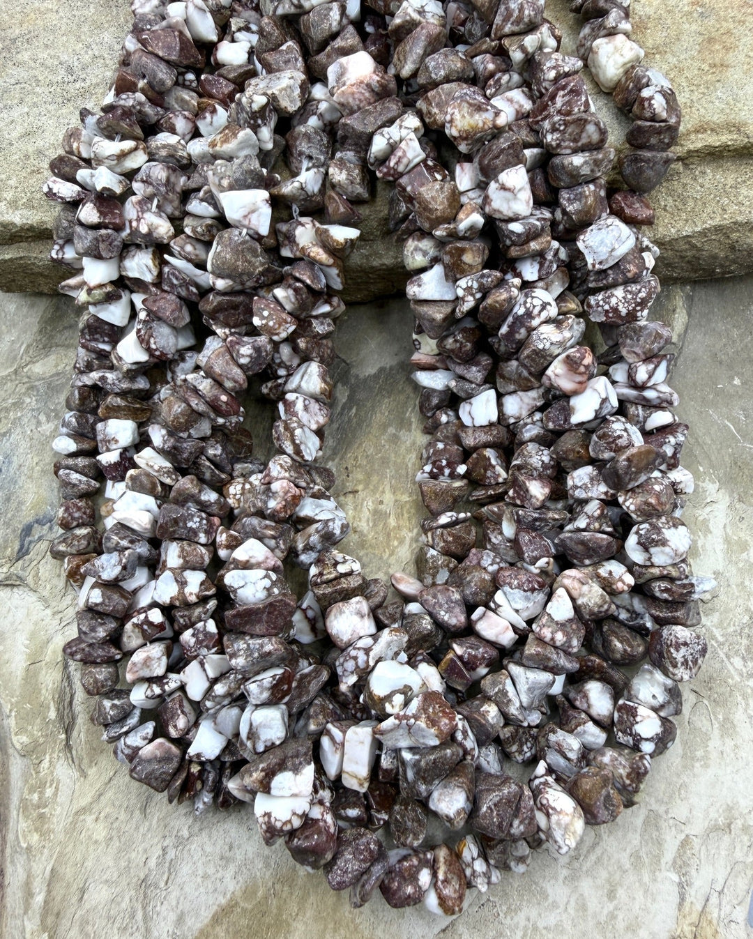 RARE AAA+ Arizona Wild Horse BIG Chip Beads 8-12mm Strand