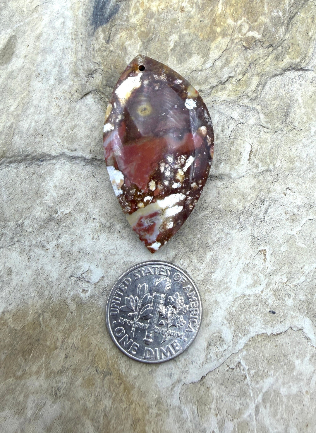 RARE AAA+ Arizona Wild Horse Focal Pendant Bead 21x33mm