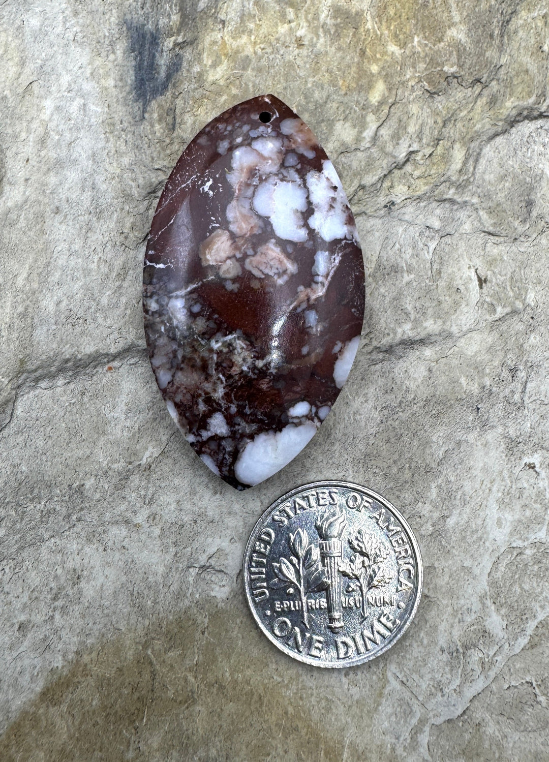 RARE AAA+ Arizona Wild Horse Focal Pendant Bead 22x40mm