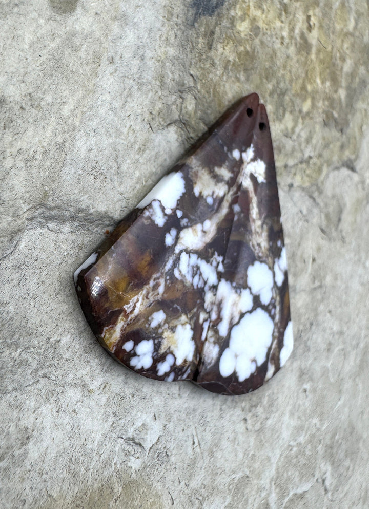 RARE AAA+ Arizona Wild Horse Matching Earring Slab Bead