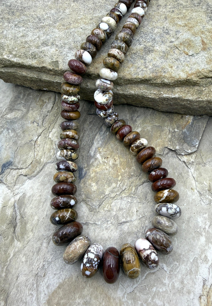 RARE AAA+ Arizona Wild Horse Rondelle Big Graduated