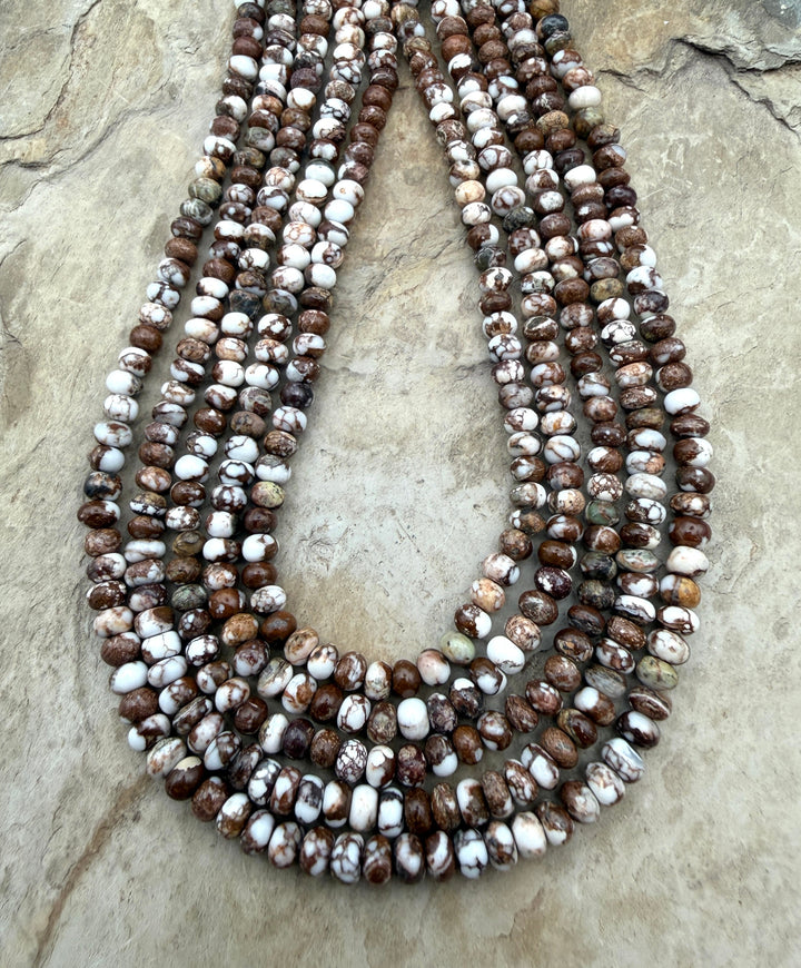 RARE AAA+ Arizona Wild Horse Small Rondelle Beads 4mm (More
