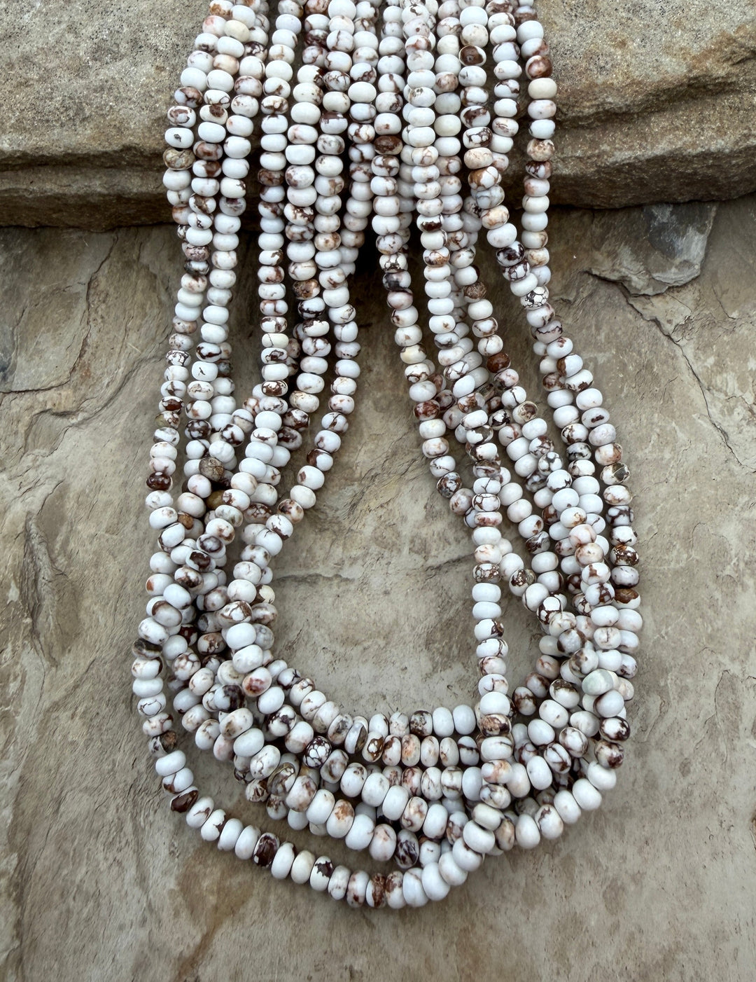 RARE AAA+ Arizona Wild Horse Small Rondelle Beads 4mm (More