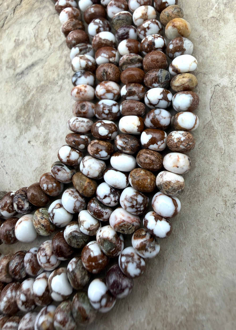 RARE AAA+ Arizona Wild Horse Small Rondelle Beads 5mm (More