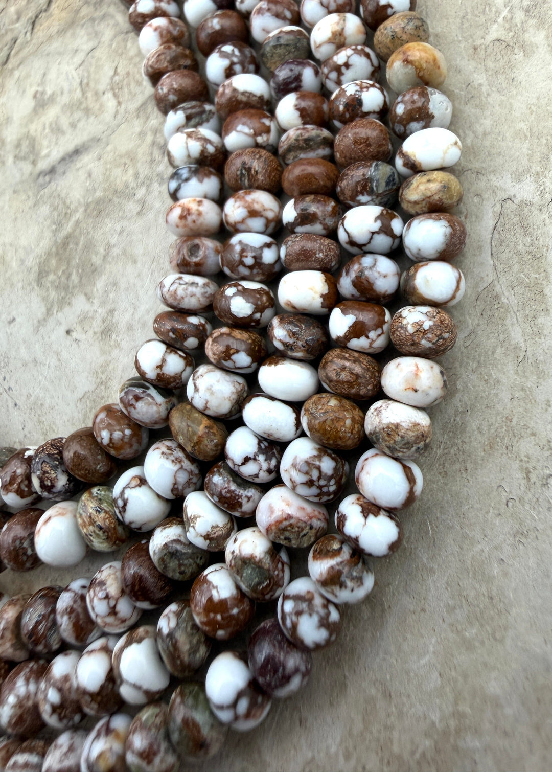 RARE AAA+ Arizona Wild Horse Small Rondelle Beads 5mm (More