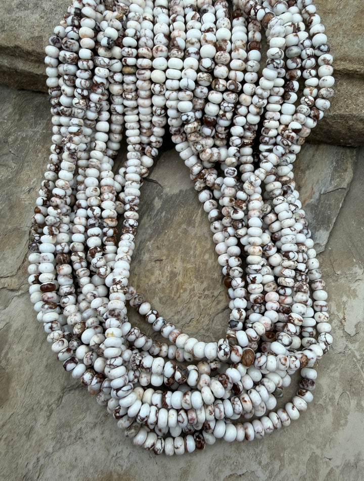 RARE AAA+ Arizona Wild Horse Small Rondelle Beads 5mm (More