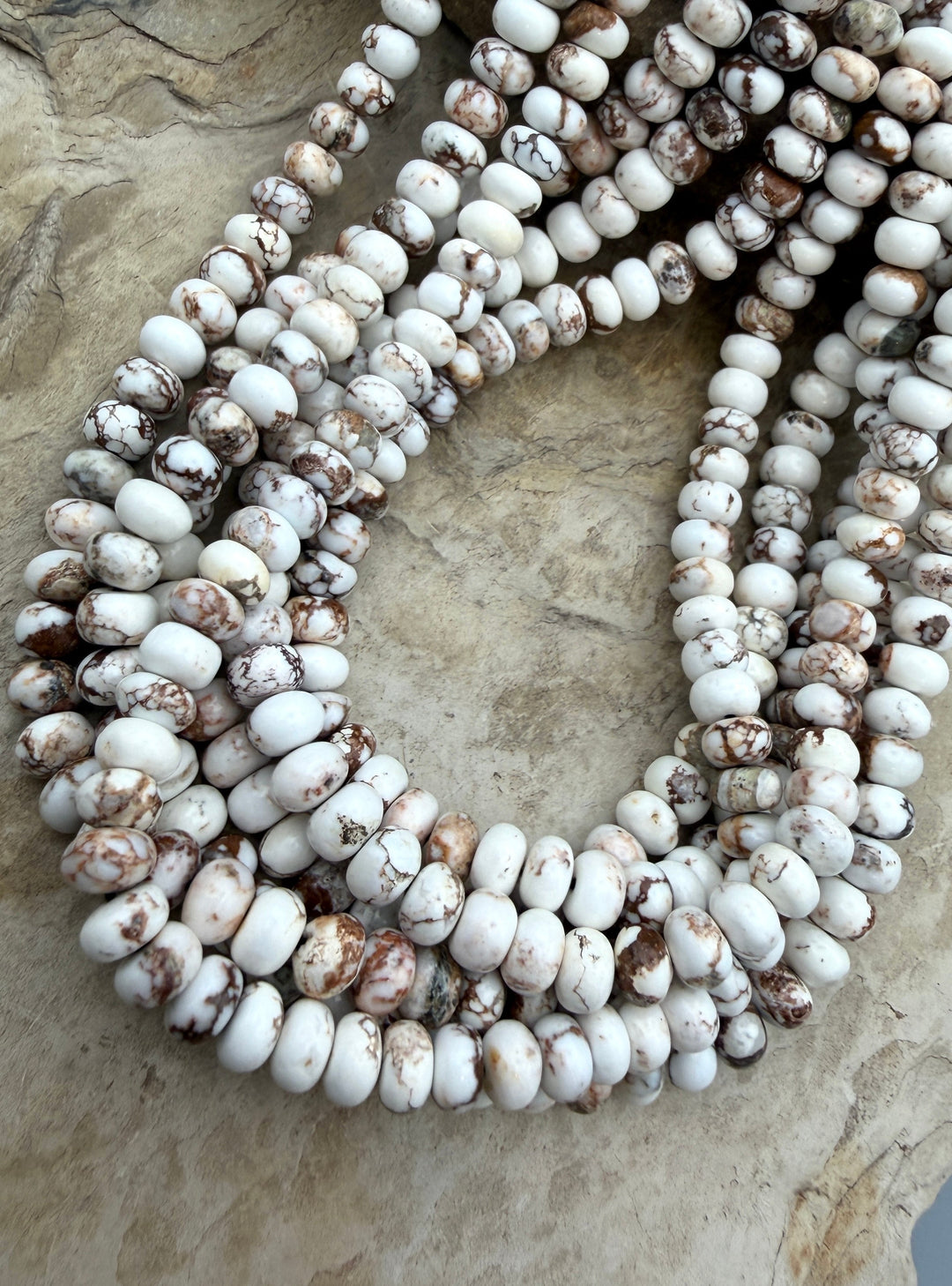 RARE AAA+ Arizona Wild Horse Small Rondelle Beads 6mm (More