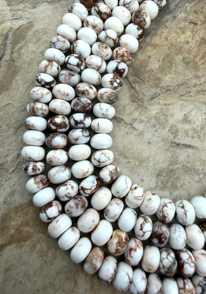 RARE AAA+ Arizona Wild Horse Small Rondelle Beads 6mm (More
