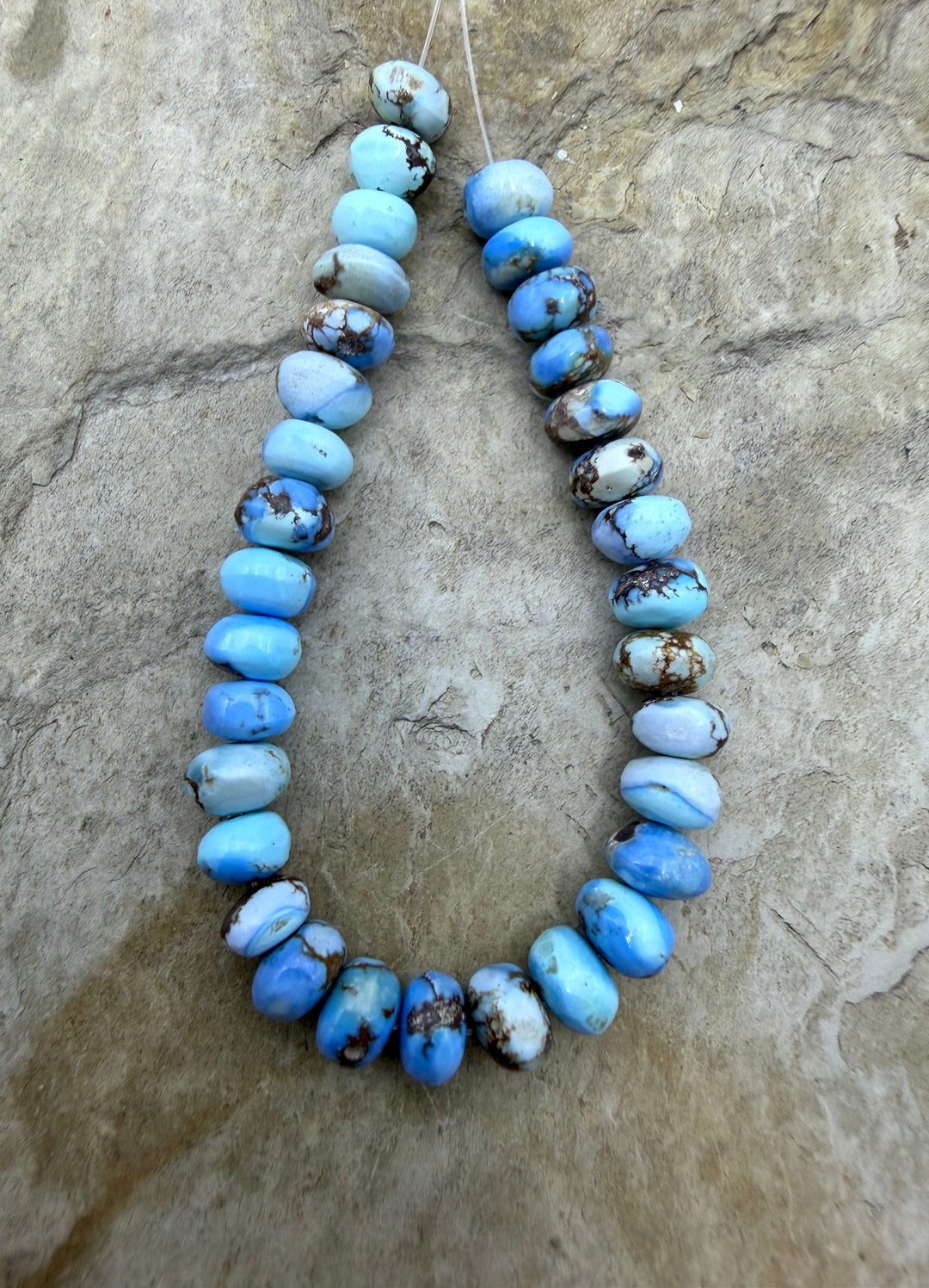 RARE AAA+ Golden Hills Turquoise (Kazakhstan) 5mm Handcut