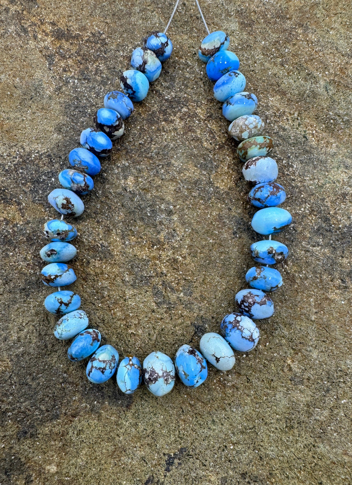 RARE AAA+ Golden Hills Turquoise (Kazakhstan) 6-7mm Handcut