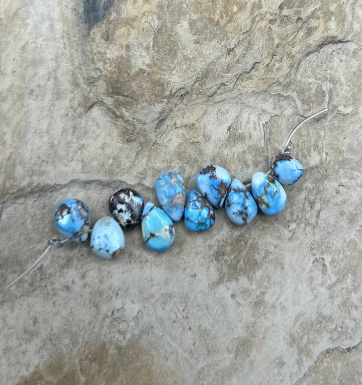 RARE AAA+ Golden Hills Turquoise (Kazakhstan) Briolette