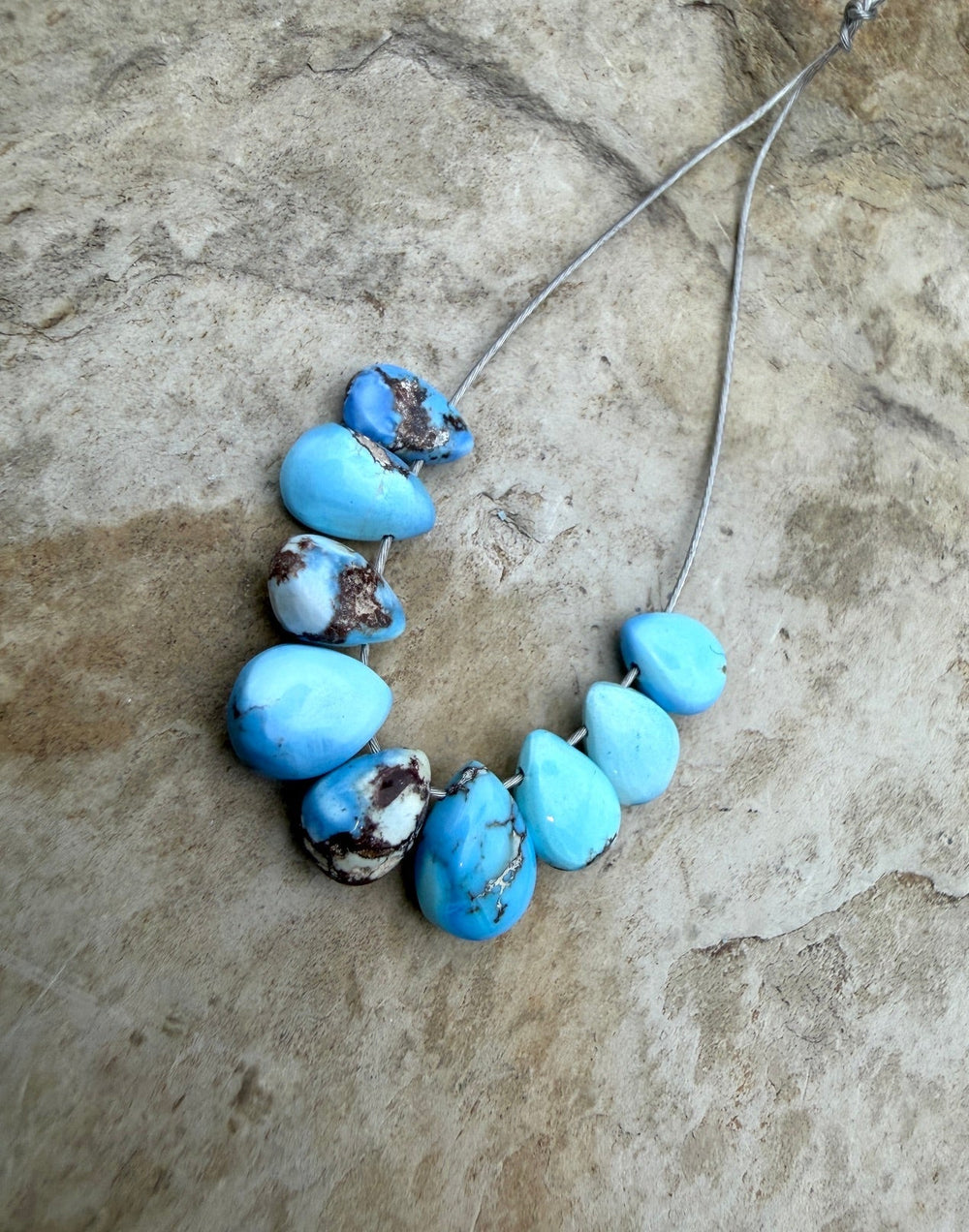 RARE AAA+ Golden Hills Turquoise (Kazakhstan) Briolette