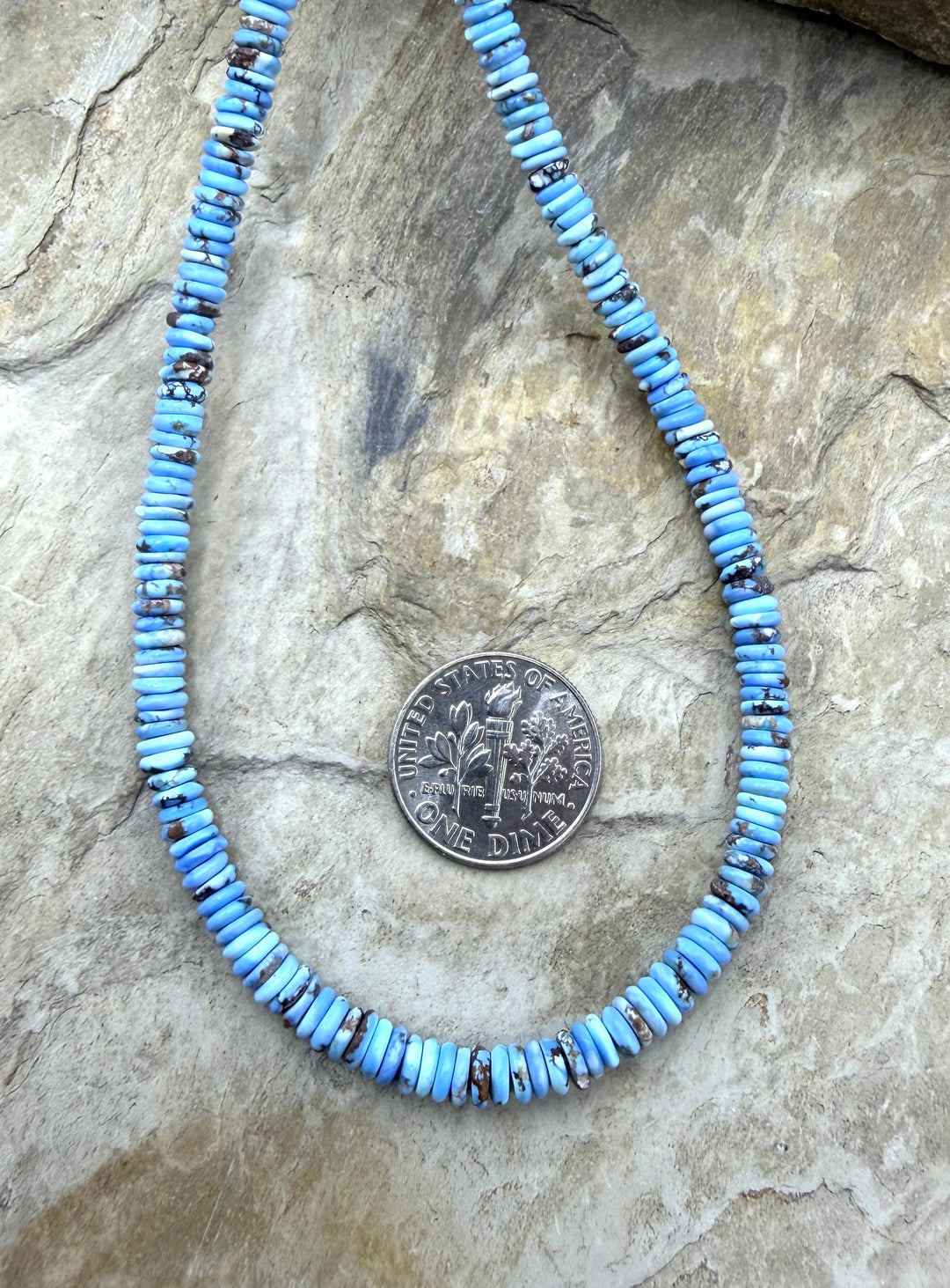 RARE AAA+ Golden Hills Turquoise (Kazakhstan) Button Beads