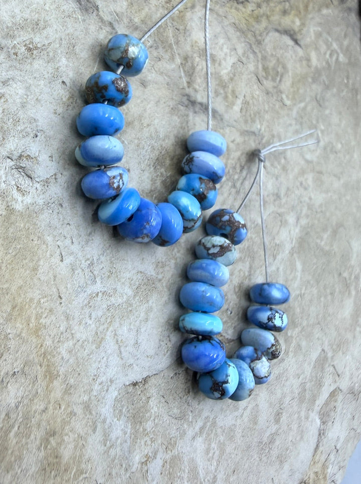 RARE AAA+ Golden Hills Turquoise (Kazakhstan) Handcut 4-5mm
