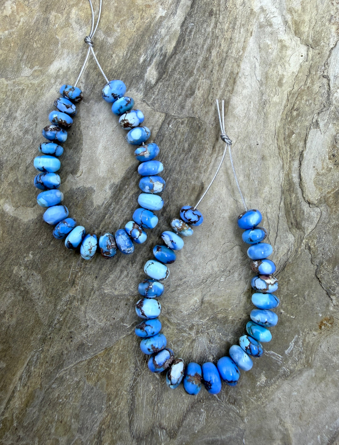 RARE AAA+ Golden Hills Turquoise (Kazakhstan) Handcut 5-6mm