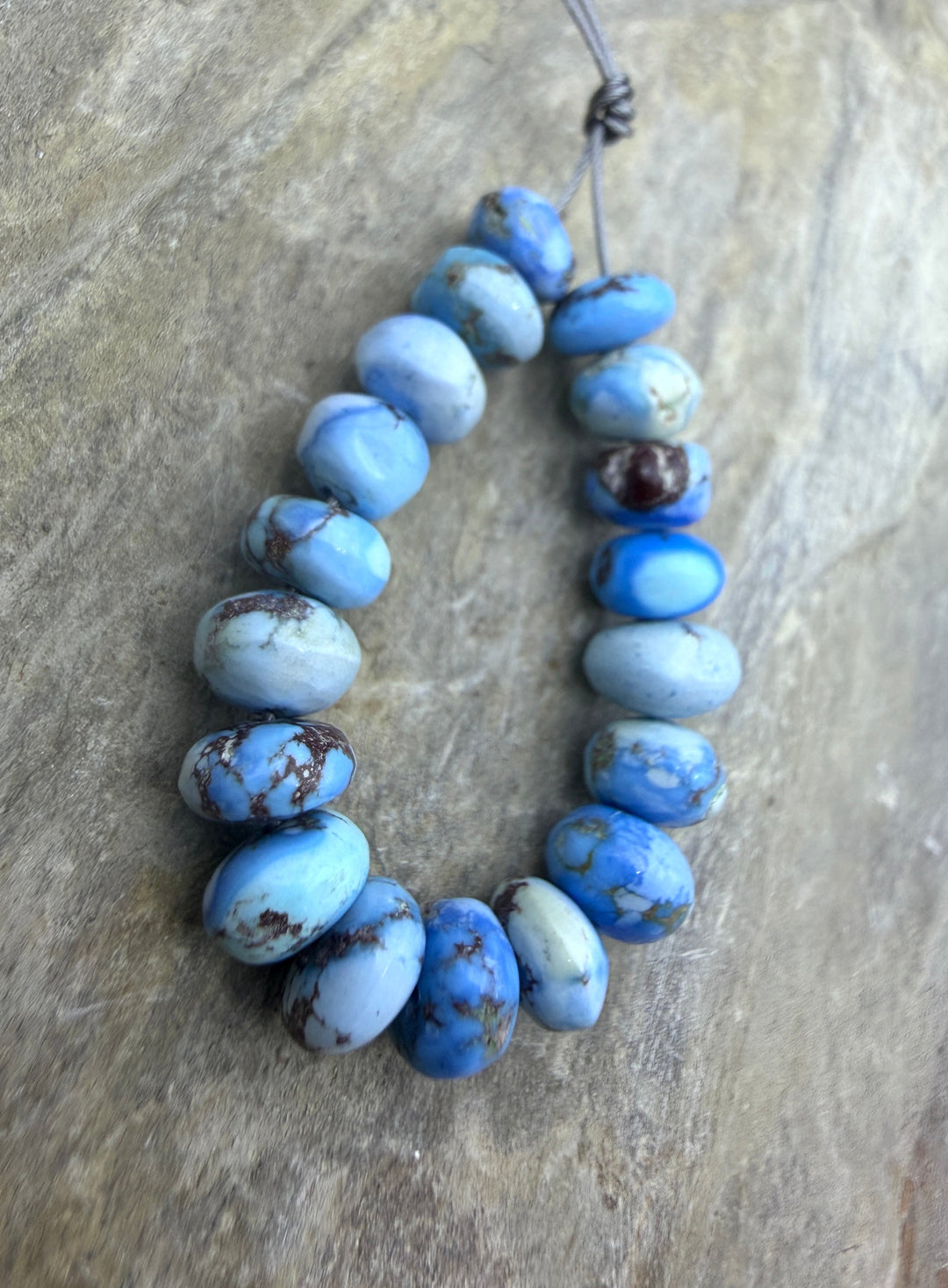 RARE AAA+ Golden Hills Turquoise (Kazakhstan) Handcut 5-6mm