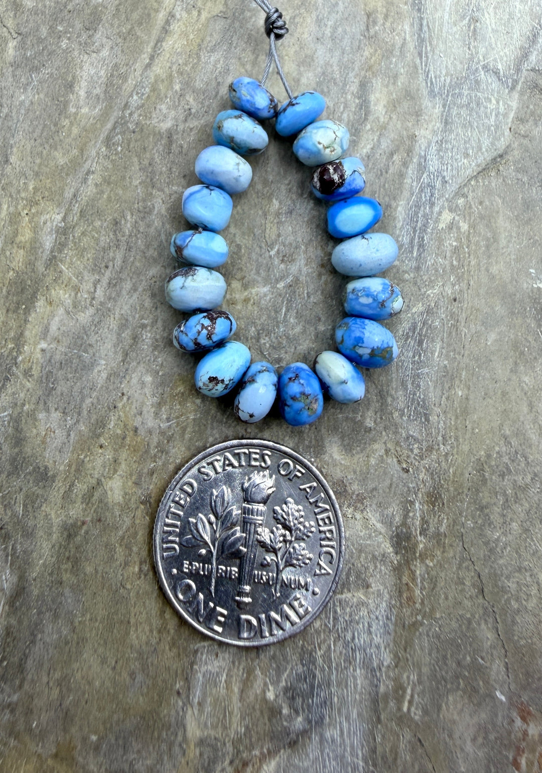 RARE AAA+ Golden Hills Turquoise (Kazakhstan) Handcut 5-6mm