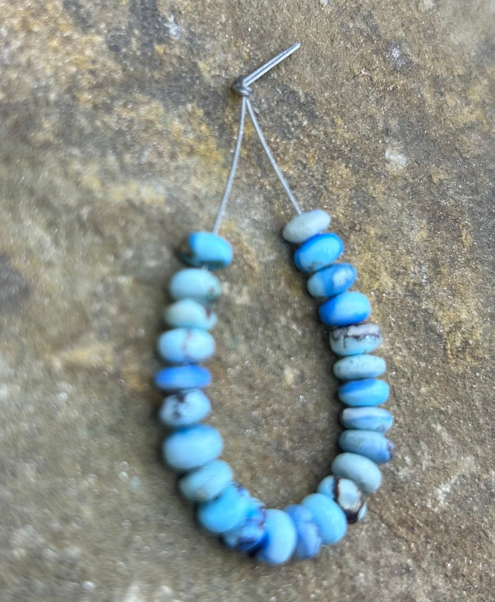 RARE AAA+ Golden Hills Turquoise (Kazakhstan) Handcut 5-6mm
