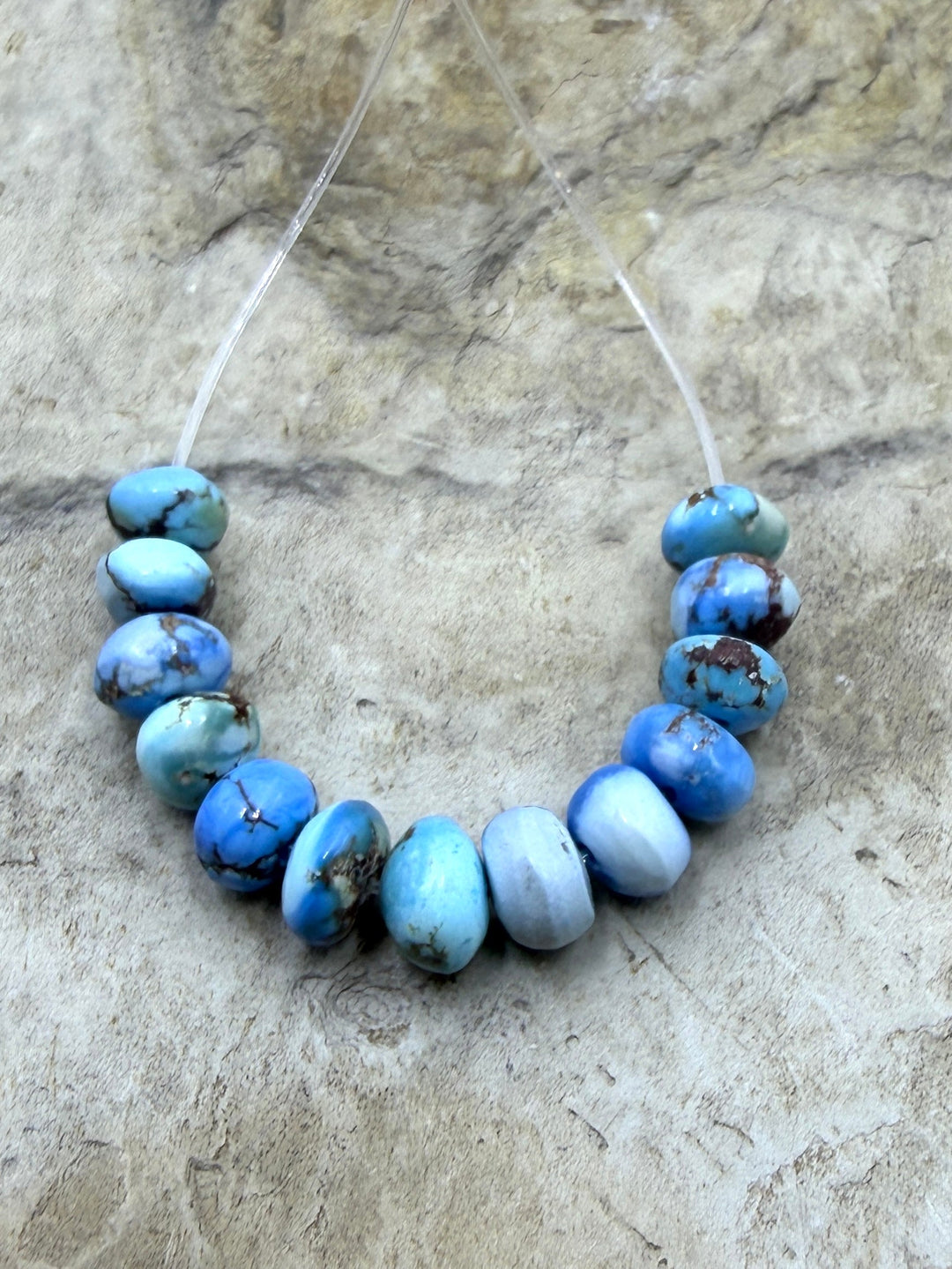 RARE AAA+ Golden Hills Turquoise (Kazakhstan) Handcut 5mm