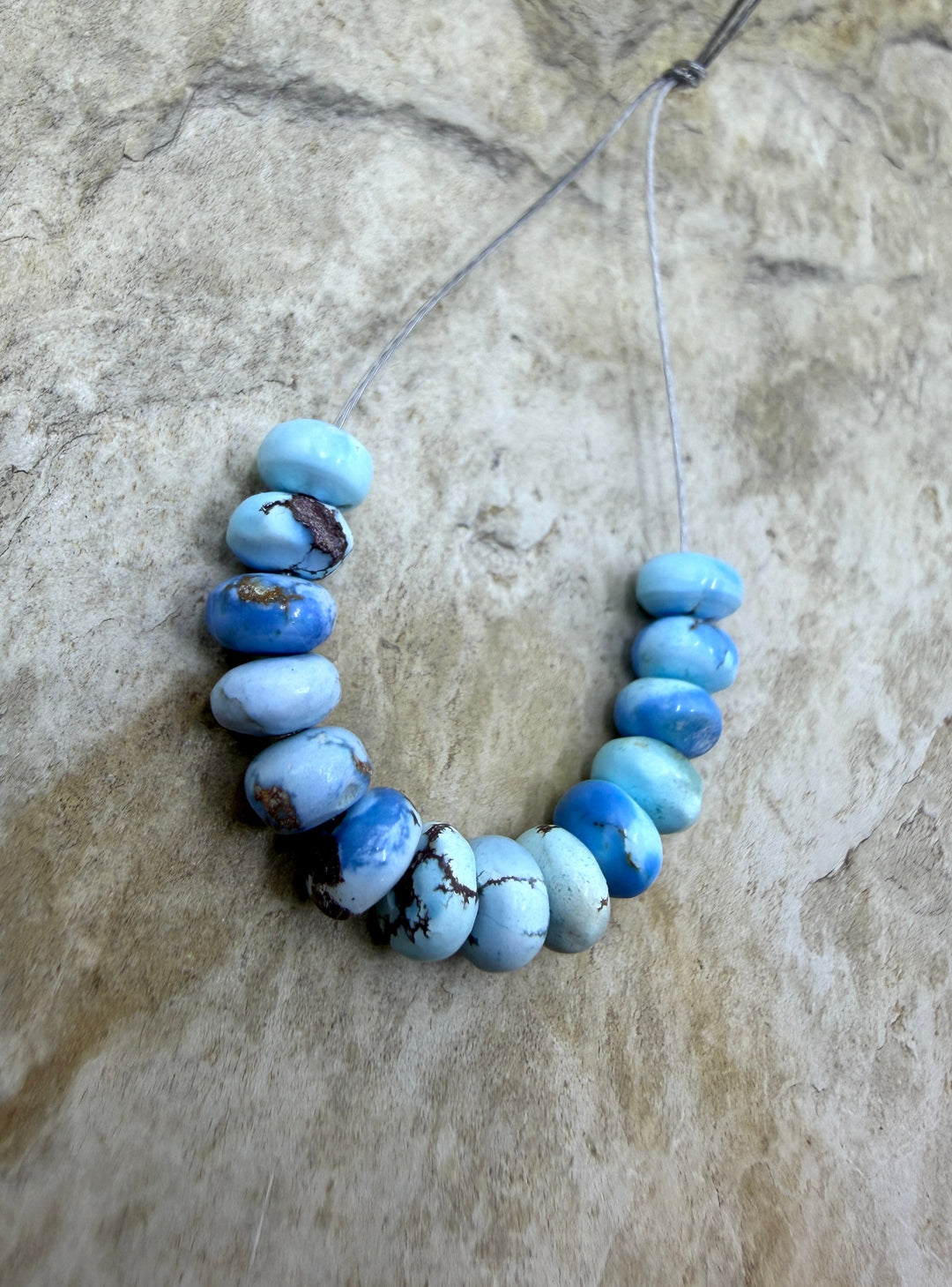 RARE AAA+ Golden Hills Turquoise (Kazakhstan) Handcut 5mm