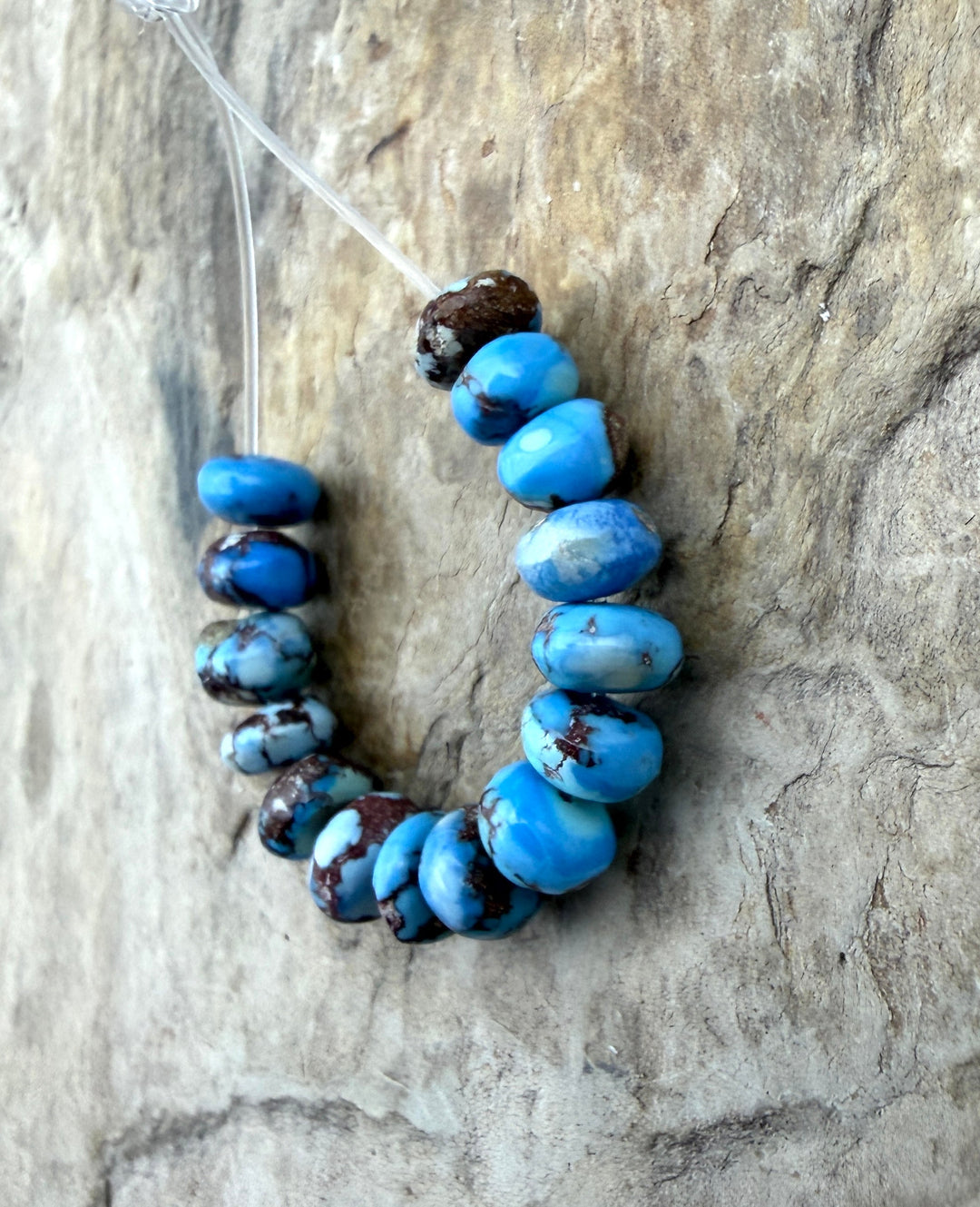RARE AAA+ Golden Hills Turquoise (Kazakhstan) Handcut 5mm