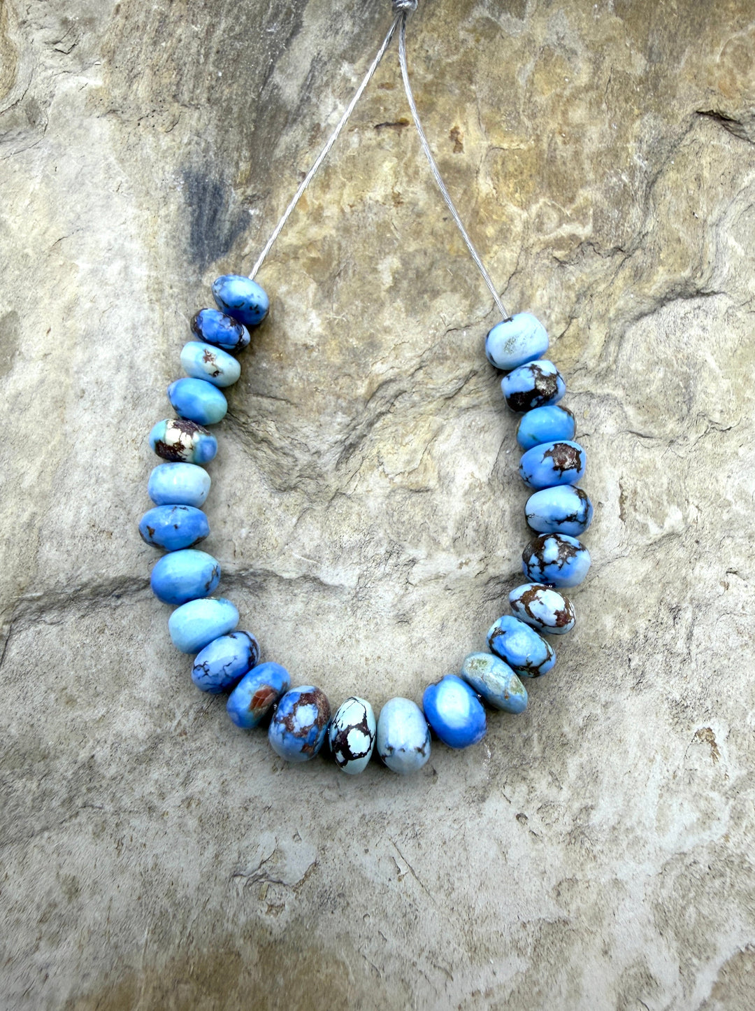 RARE AAA+ Golden Hills Turquoise (Kazakhstan) Handcut 5mm