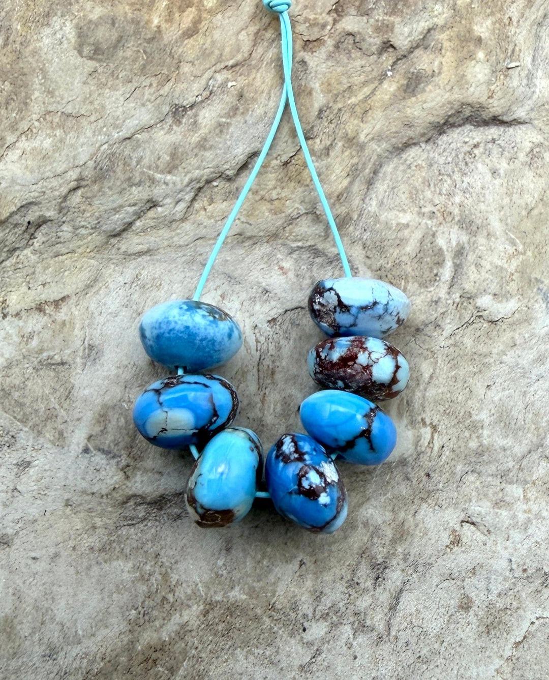 RARE AAA+ Golden Hills Turquoise (Kazakhstan) Handcut 5mm