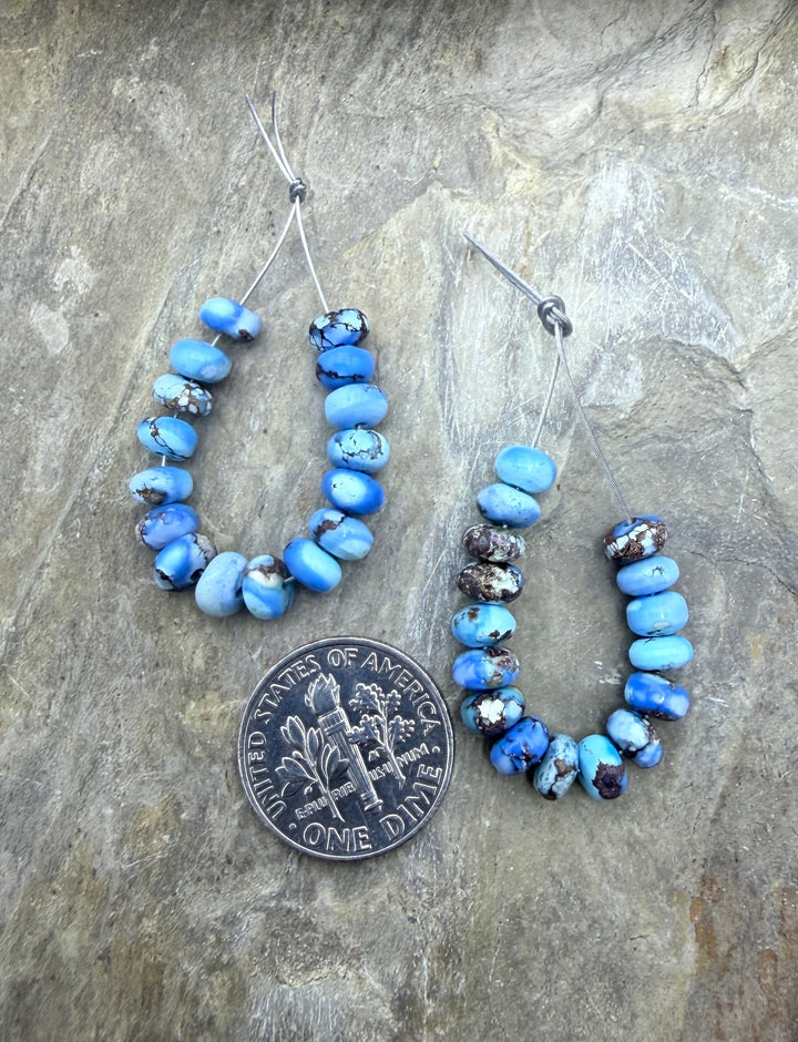 RARE AAA+ Golden Hills Turquoise (Kazakhstan) Handcut 5mm