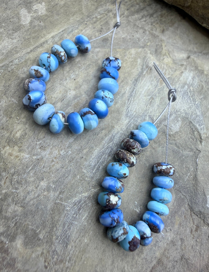RARE AAA+ Golden Hills Turquoise (Kazakhstan) Handcut 5mm