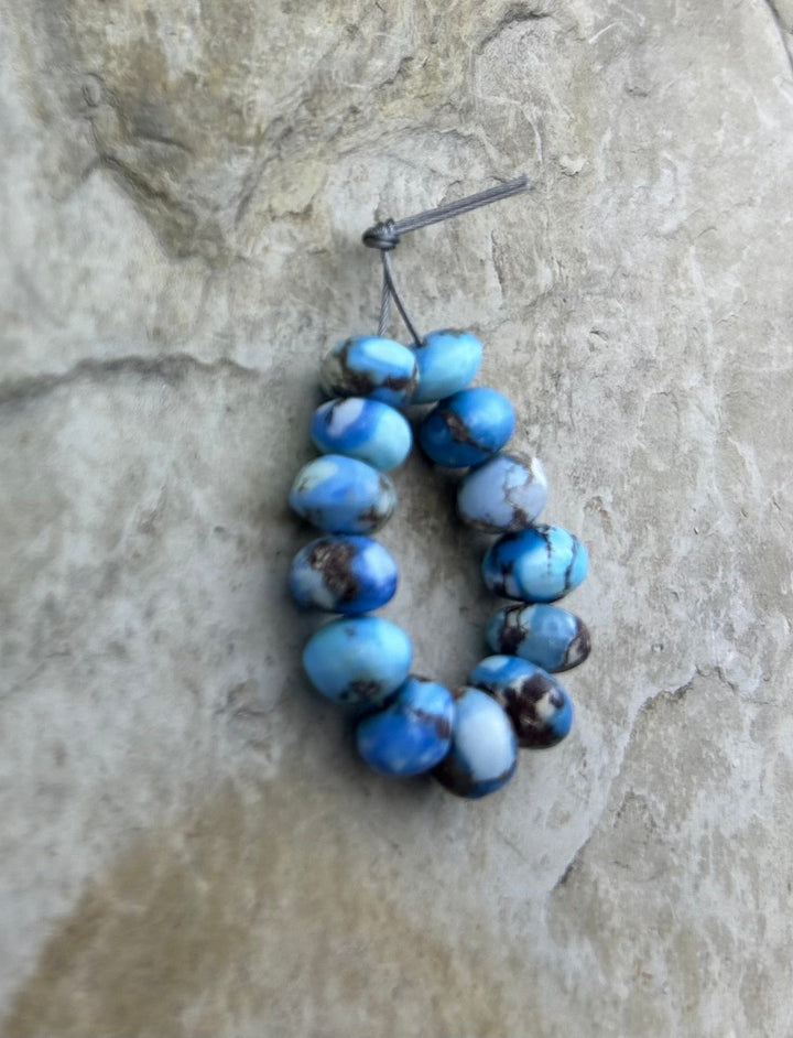 RARE AAA+ Golden Hills Turquoise (Kazakhstan) Handcut 6-7mm