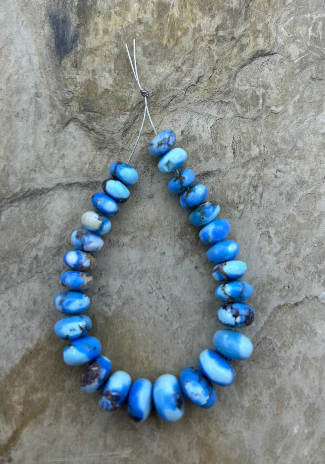 RARE AAA+ Golden Hills Turquoise (Kazakhstan) Handcut 6-8mm