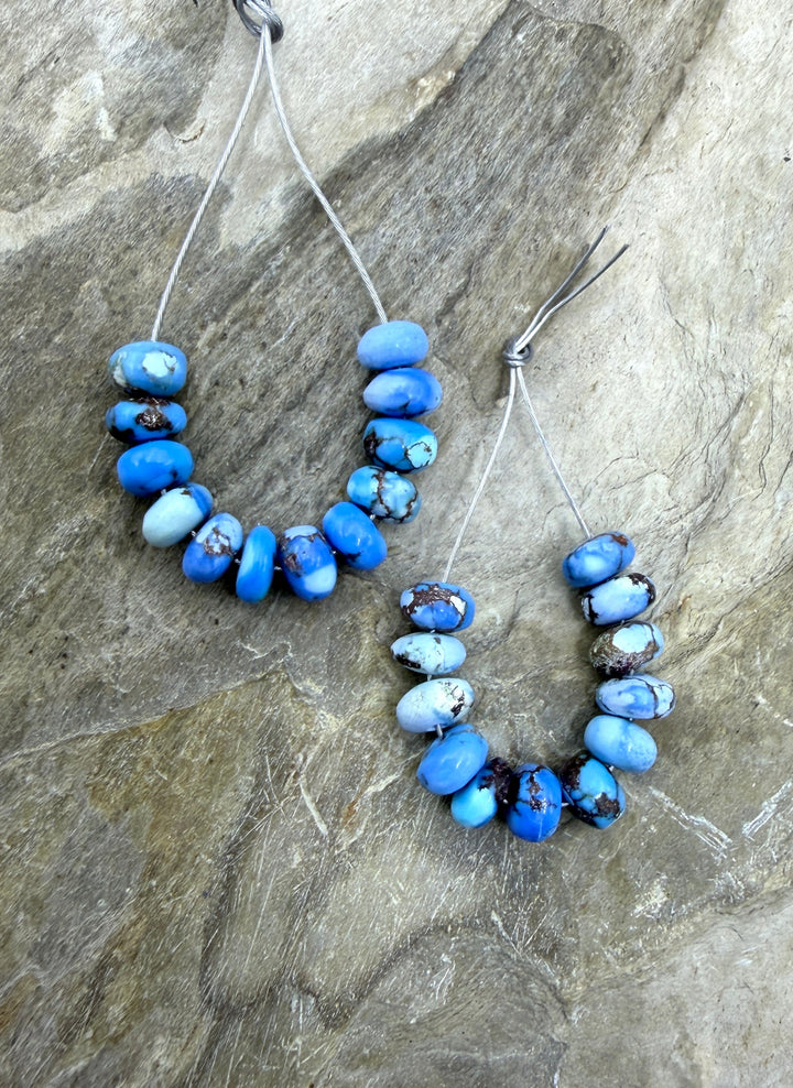 RARE AAA+ Golden Hills Turquoise (Kazakhstan) Handcut 6mm