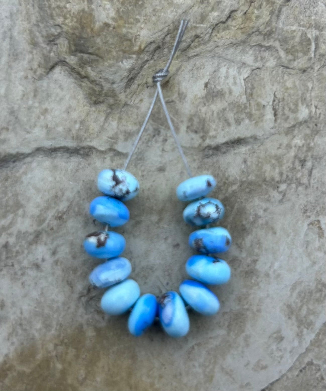RARE AAA+ Golden Hills Turquoise (Kazakhstan) Handcut 6mm