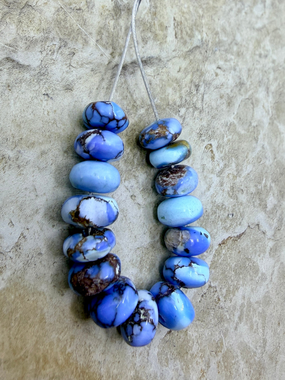 RARE AAA+ Golden Hills Turquoise (Kazakhstan) Handcut 6mm