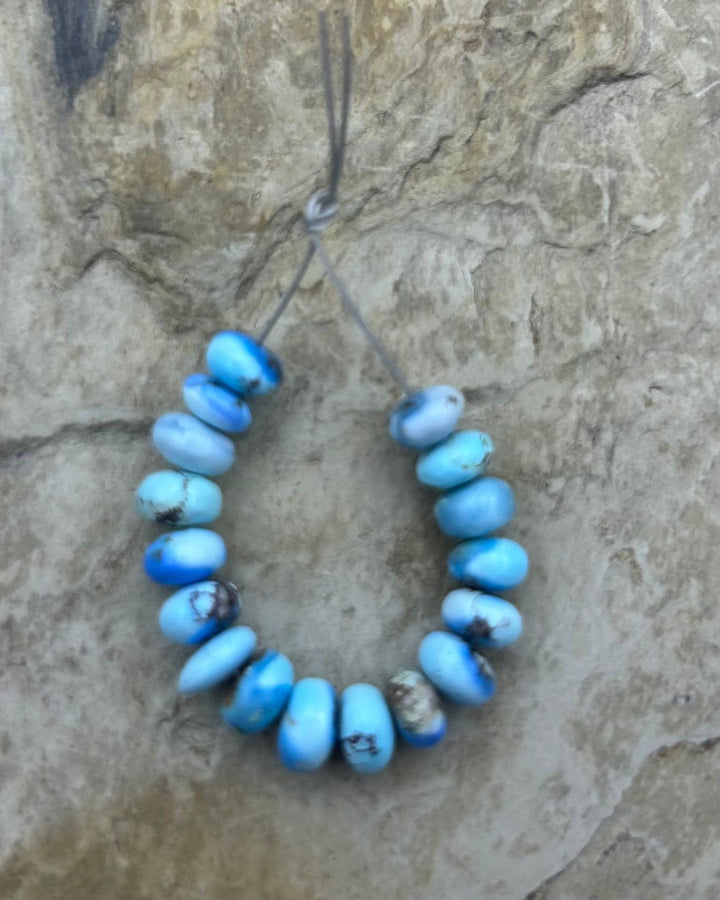 RARE AAA+ Golden Hills Turquoise (Kazakhstan) Handcut 6mm