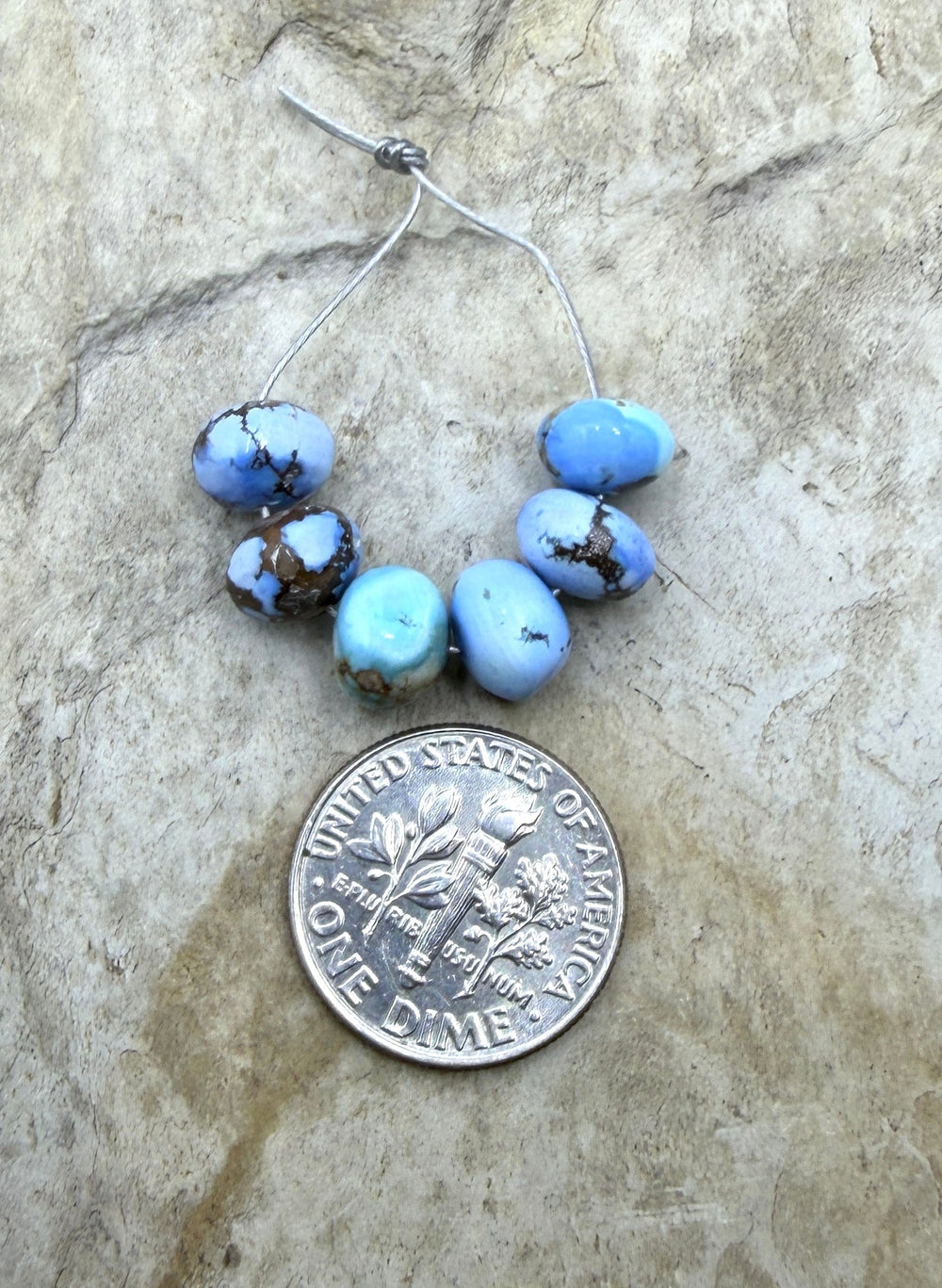RARE AAA+ Golden Hills Turquoise (Kazakhstan) Handcut BIG