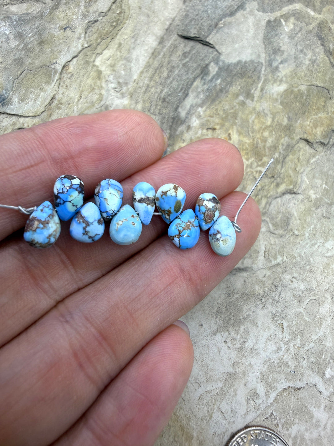 RARE AAA+ Golden Hills Turquoise (Kazakhstan) Handcut
