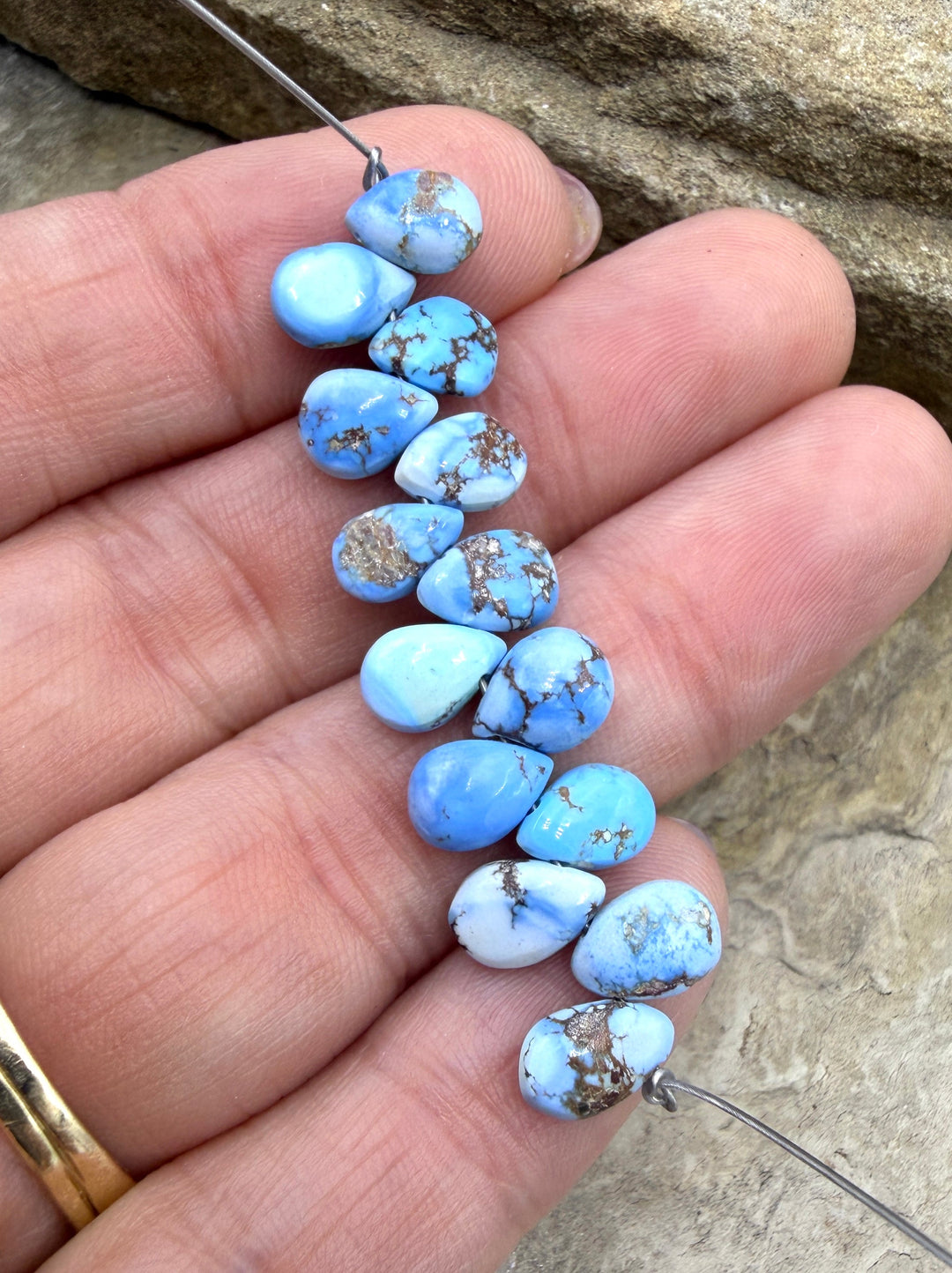 RARE AAA+ Golden Hills Turquoise (Kazakhstan) Handcut